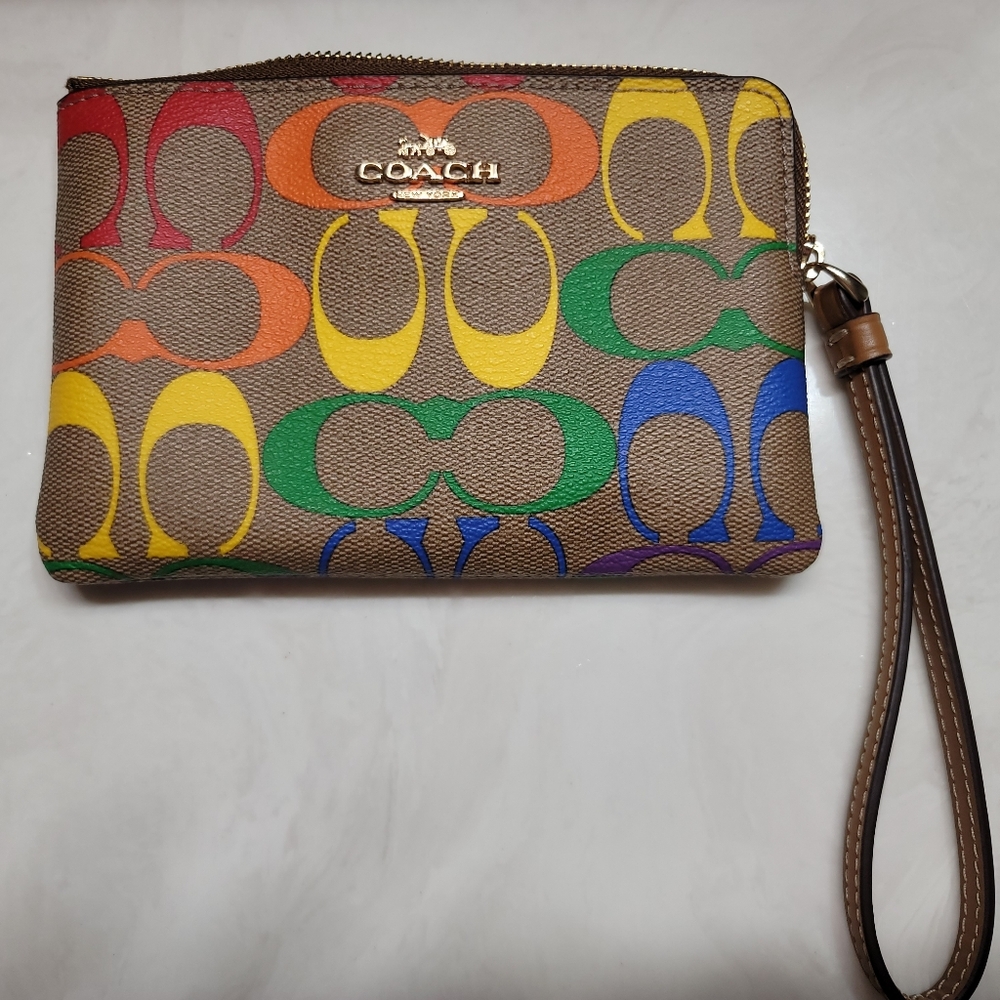 Coach Multicolor Wristlet